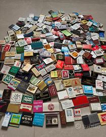 Collezione 270 scatole fiammiferi vintage LEGGI