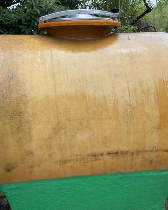 Botte per  raccolta acqua per orto