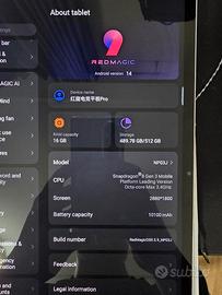 REDMAGIC Nova Tablet 10.9 pollici- Versione CN
