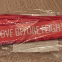 Set 3 Portachiavi "Remove Before Flight" - Rosso