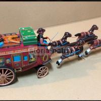 Giocattolo Di Latta 
funzionante Far West_Indiani