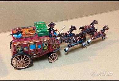 Giocattolo Di Latta 
funzionante Far West_Indiani