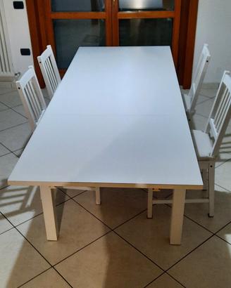  Tavolo ikea in legno allungabile 