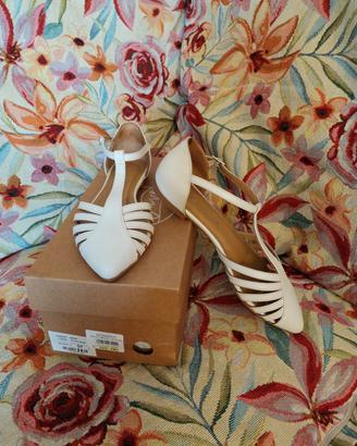 Sandalo perlato beige n.37