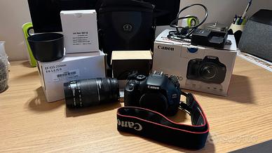 Canon EOS 600D + 55-250 + accessori