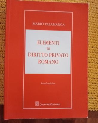 Elementi di diritto privato romano