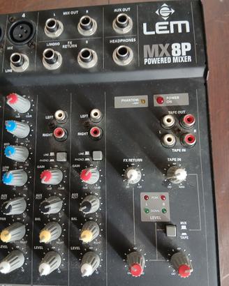 Mixer amplificato