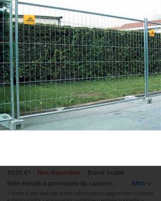 recinzione edilizia