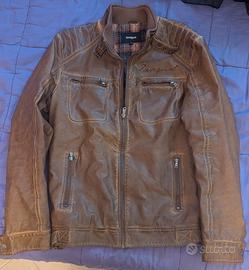 Giacca Ecopelle Desigual Uomo - Marrone Vintage 