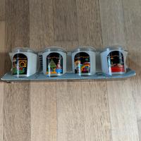 Set quattro bicchieri Natale