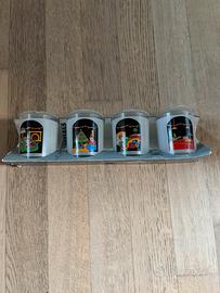 Set quattro bicchieri Natale