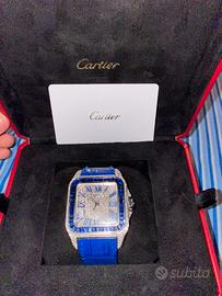 Cartier santos 100XL full diamond