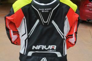 tuta 54 divisibile in pelle auto