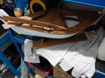 modellino gozzo in legno artigianale