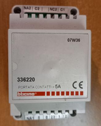 BTicino LT Terraneo 336220 Relè Ausiliario