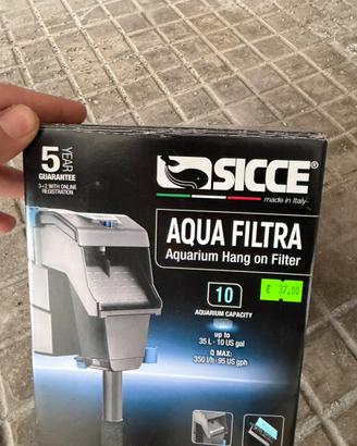 Sicce Aqua Filtra 10 Filtro a Zainetto per Acquari
