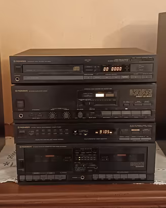 Stereo Hi-Fi Pioneer Anni '80 con Casse Originali