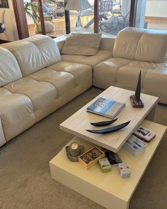 Divano in vera pelle di Natuzzi - Divani&Divani