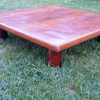 Tavolo basso metà anni ,60 Mario Bellini 110x110cm