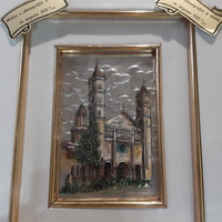 Quadro "Vercelli-Duomo" su argento