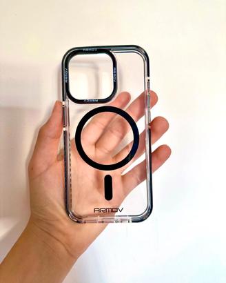 Cover iPhone 15 Pro nera New Martina 