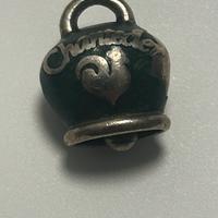 Campanella Chantecler in argento smaltato