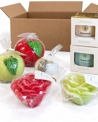 Box 7 Candele Decorative e Profumate