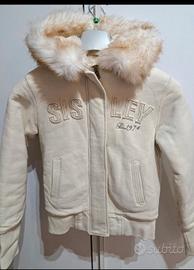 Giacca Sisley bambina con cappuccio e