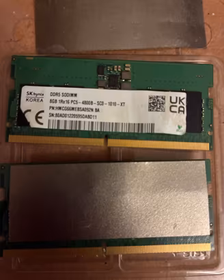 RAM DDR5 SODIMM 16GB (2x8GB) 4800 MT/s