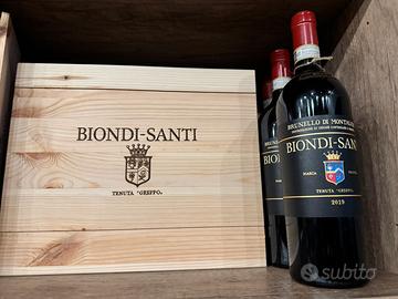 Biondi-Santi Brunello 2019 - 6 bottiglie IN LEGNO