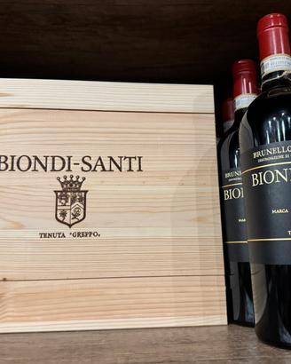 Biondi-Santi Brunello 2019 - 6 bottiglie IN LEGNO