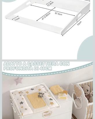 Fasciatoio per cassettiera Ikea hemnes o similari 