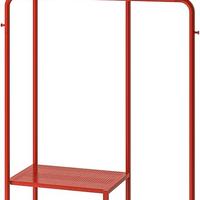 Appendiabiti Ikea Nikkeby rosso metallo