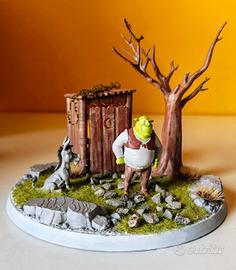 Shrek modellino illuminato 