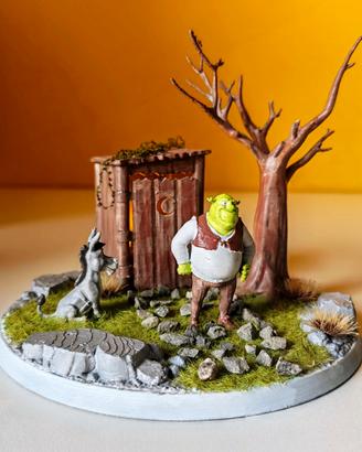 Shrek modellino illuminato 