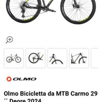 Bicicletta Olmo Carmo deore 2024