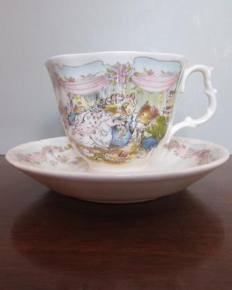 Tazza e piattino da tè Brambly Hedge Royal Doulton
