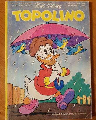 Topolino libretto Disney 1262 del 3 Febbraio 1980
