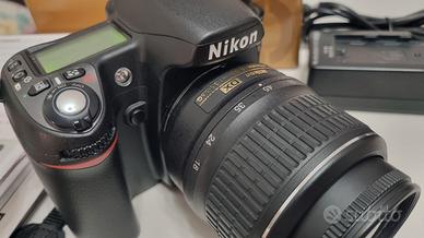 NIKON D 80+obiettivo 7300 scatti!!