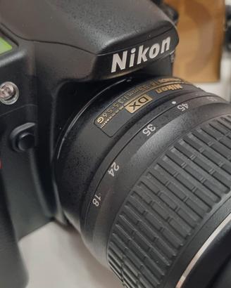 NIKON D 80+obiettivo 7300 scatti!!