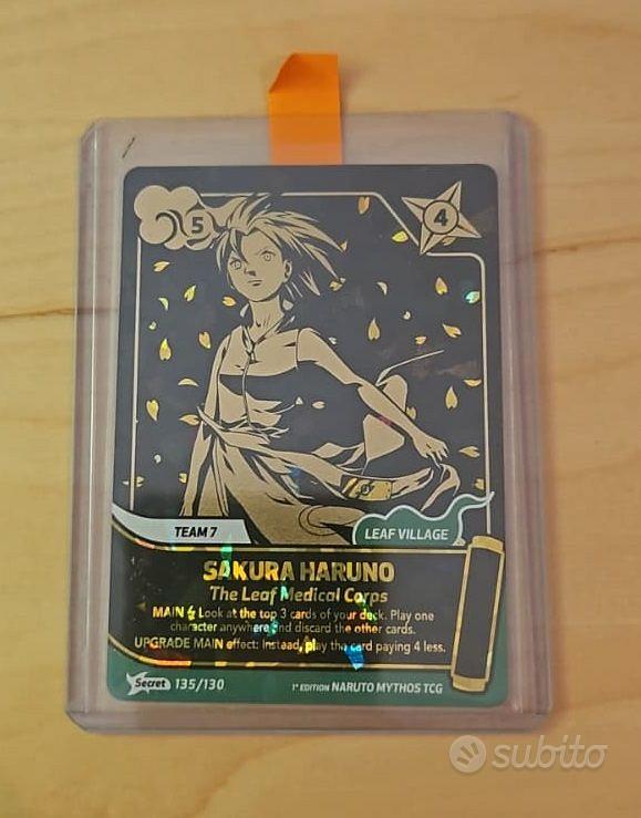 Naruto Mythos Sakura Haruno 135/130 Secret - 1° Ed - Collezionismo