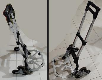 Carrello portapacchi pieghevole a rotelle