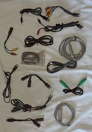 Stock 14 cavi audio stereo rca din 5 pin,