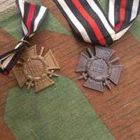 ww1 prima guerra  mondiale  croci con nastrino