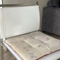 4 Cuscini per sedie 🪑 40x40 beige e bordeaux