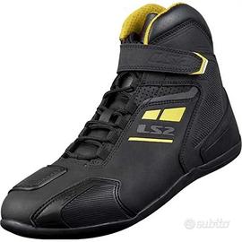 SCARPE MOTO LS2 GARRA NERO H-V GIALLO