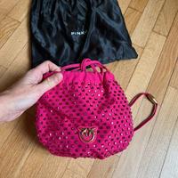 borsa secchiello con strass