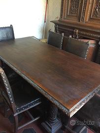 Sala da pranzo stile Rinascimento