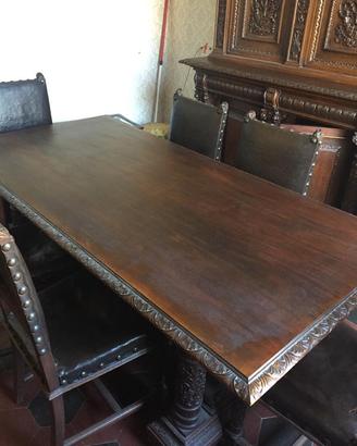 Sala da pranzo stile Rinascimento