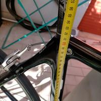 Bici da corsa C4 Class in carbonio con rulli